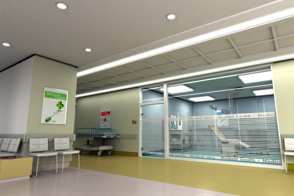 Modern clinic interior