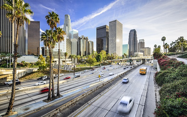 Los,Angeles,,California,,Usa,Downtown,Cityscape.