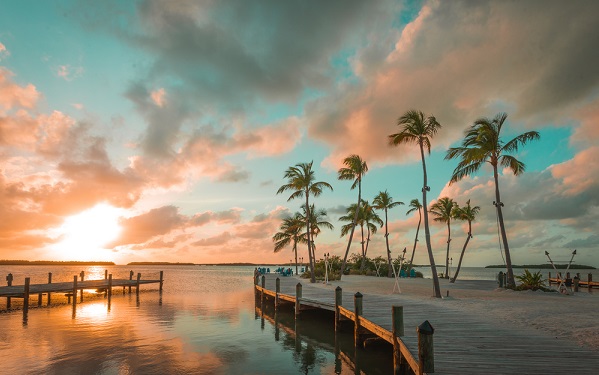 Scenic,Sunset,Shot,In,The,Keys,Florida